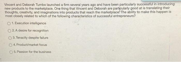 Vincent and Deborah Turnbo launched a firm