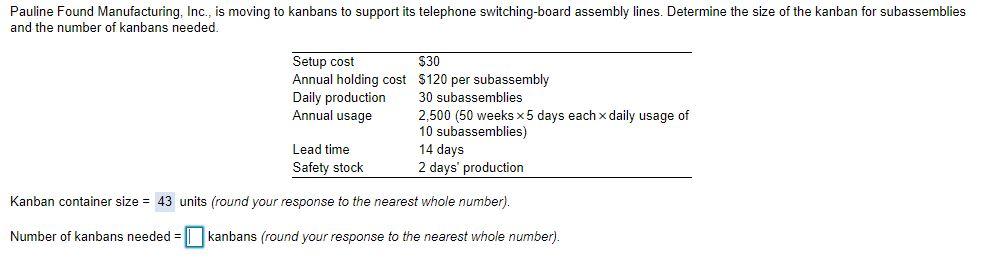Pauline Found Manufacturing, Inc., is moving to