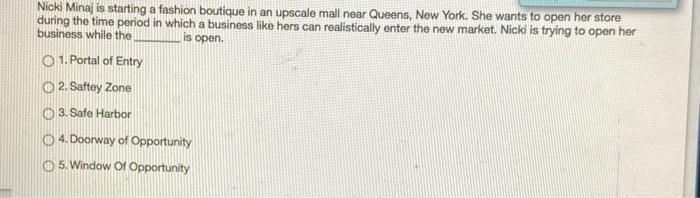 Nicki Minaj is starting a fashion boutique in an