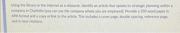 Using the library or the internet as a resource,