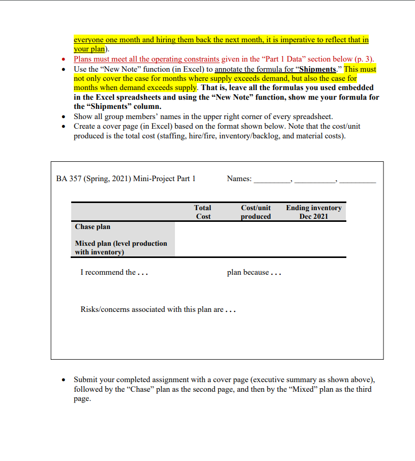 Material cost is 78 Please do the Mixed plan only