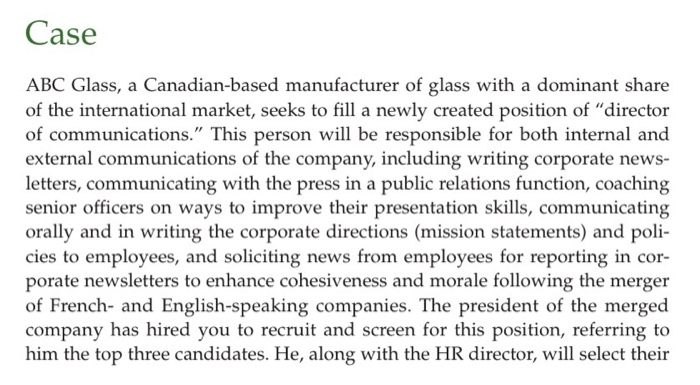 Prepare a structured interview question list