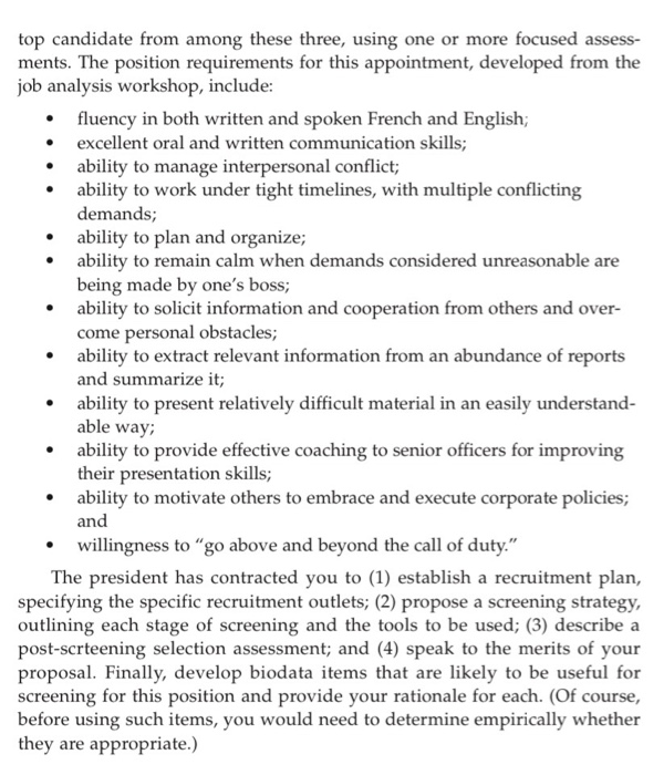 Prepare a structured interview question list