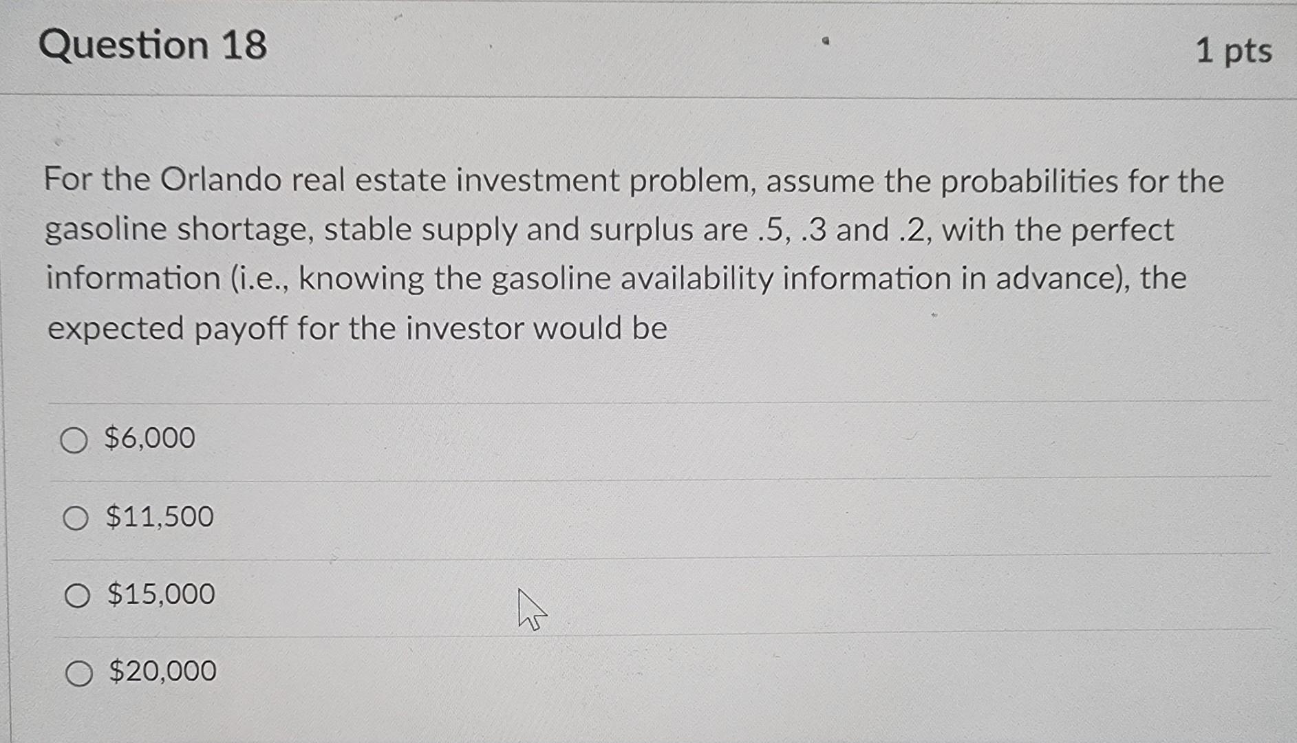 answer question 18 use question 1 as reference