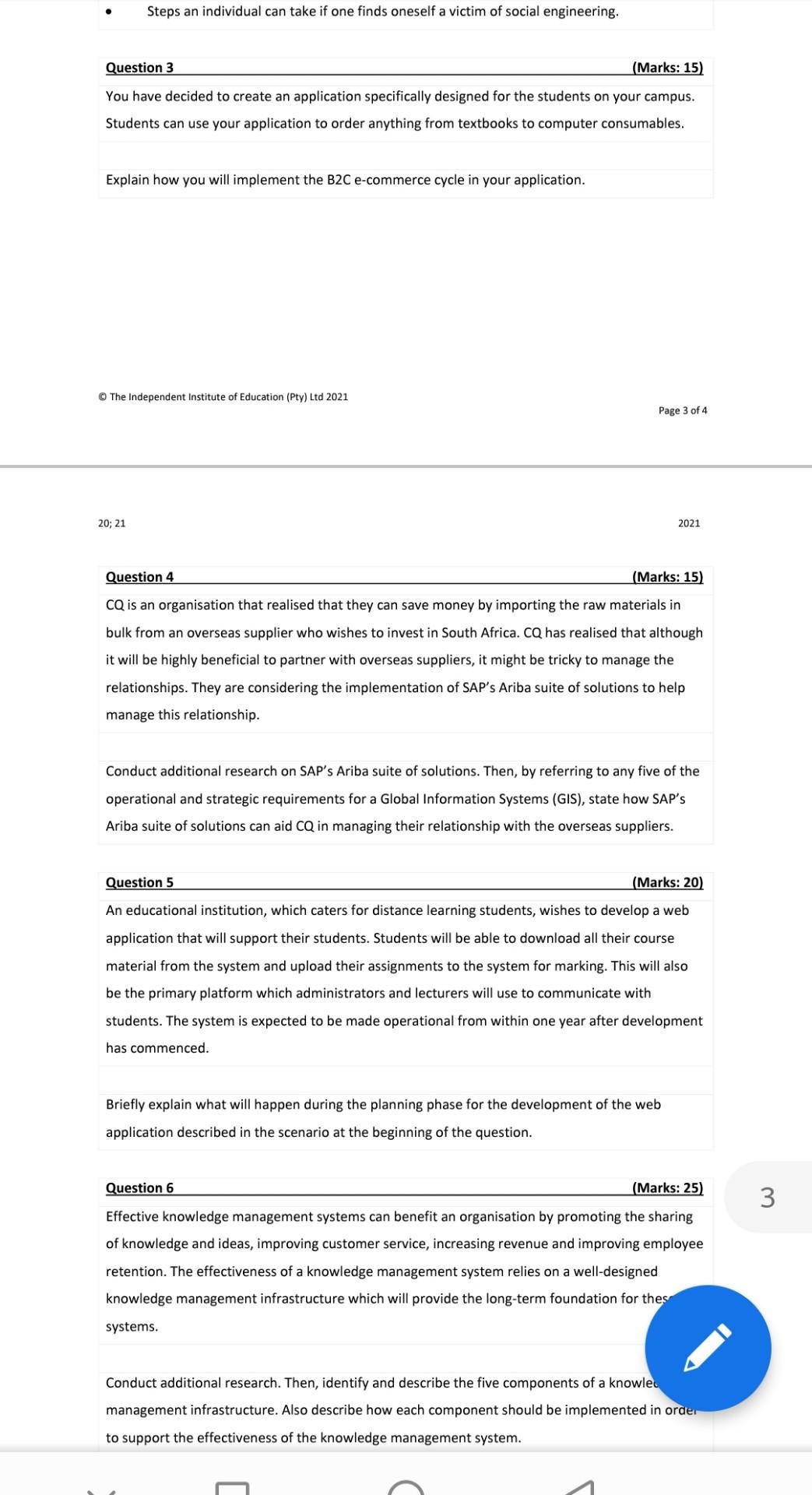 style Required: Technically correct referencing