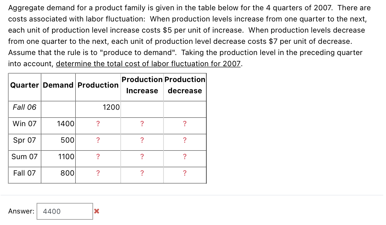 Please show all work and formulas please.
