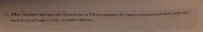 Please answer: 4. Compare TJXs business segments.