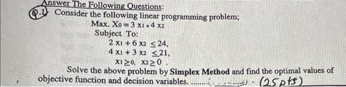 programming problem and research Answer The