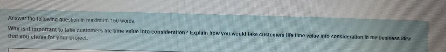 Answer the following question in maximum 150