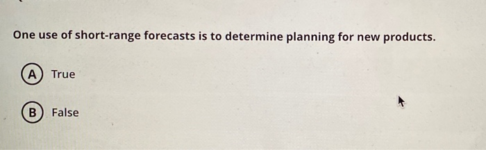 One use of short-range forecasts is to determine