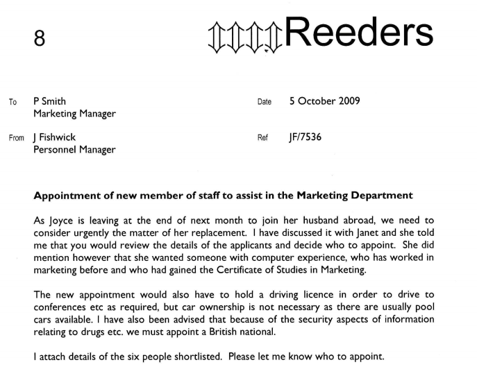 In-Tray Exercise Instructions Your name is P