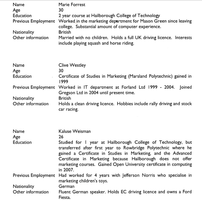 In-Tray Exercise Instructions Your name is P