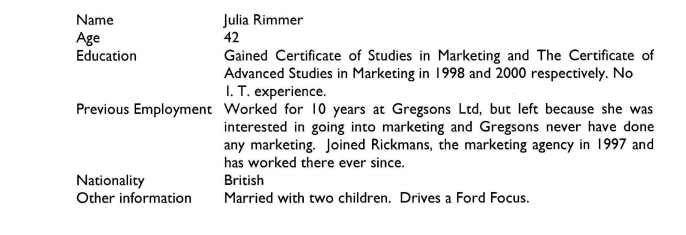 In-Tray Exercise Instructions Your name is P