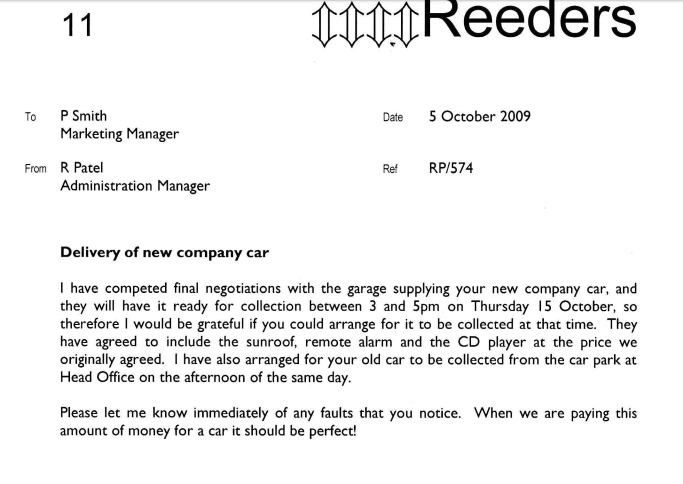 In-Tray Exercise Instructions Your name is P