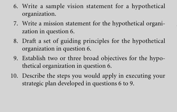 Total quality Management. Chapter 5. Strategic
