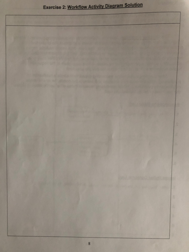 ow Activity Diagramming (5 Points) - Develop a