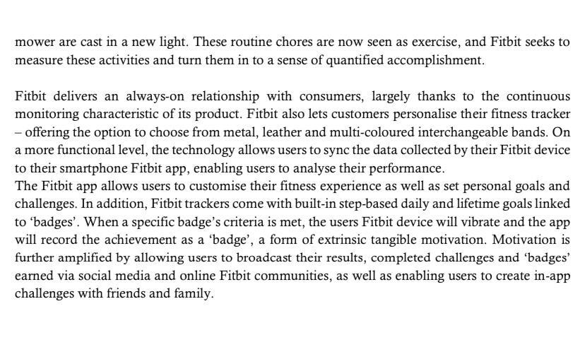 Question: According to the article, Fitbit faces