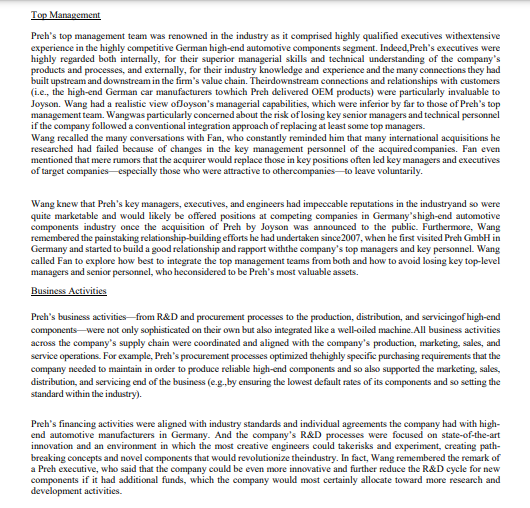 Question 5 Why was cross-border Merger &