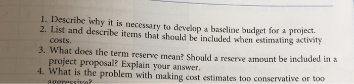 describe why it is necessary to develop a