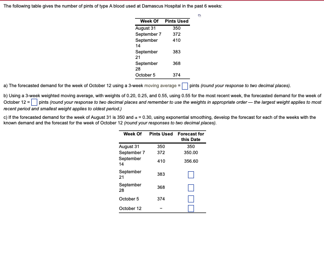 a) Forecasted sales for year 6 using a 3-year