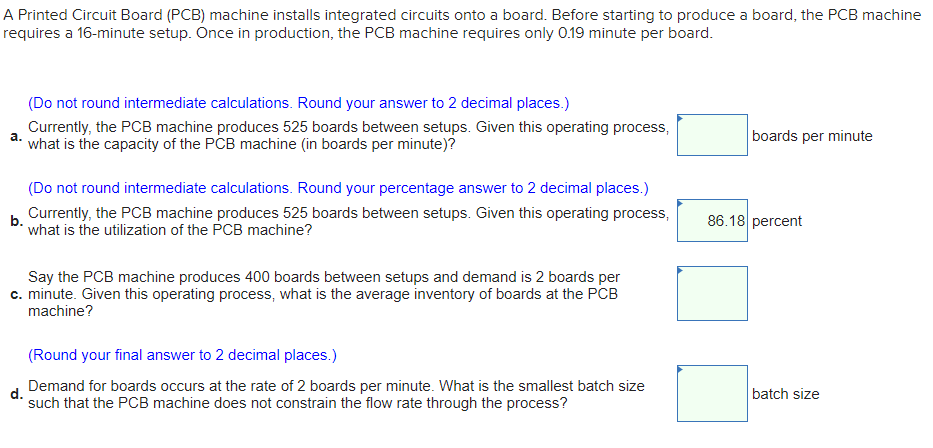A Printed Circuit Board (PCB) machine installs