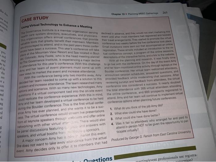 CASE STUDY po and an se to il be the are Chapter