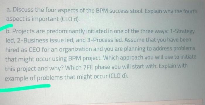 A BPM Group or Center of Excellence can be placed