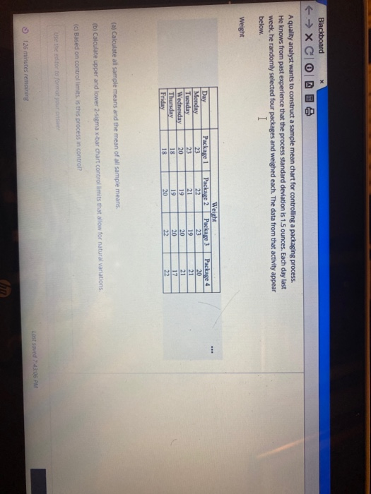 do Blackboard XCIO A quality analyst wants to