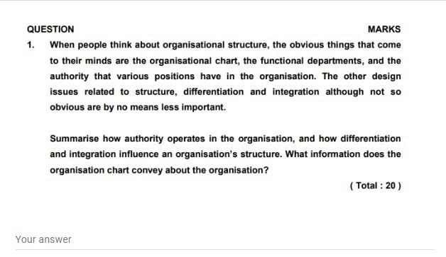 QUESTION MARKS 1. When people think about