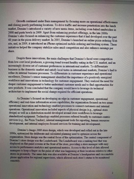 please do not write a paper just bullet point the