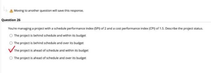 Moving to another question will save this