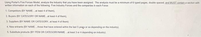 please do part 5. subsitute products using the