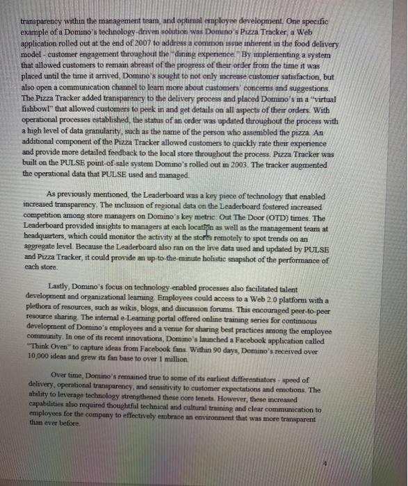 please do not write a paper just bullet point the