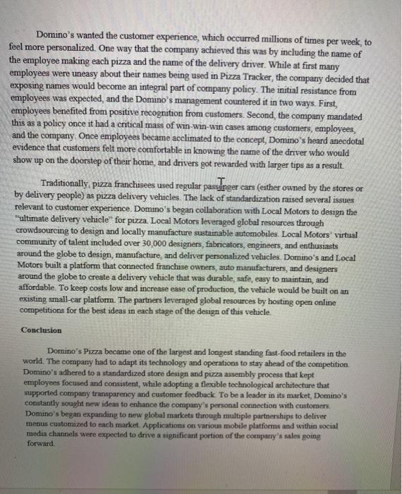 please do not write a paper just bullet point the