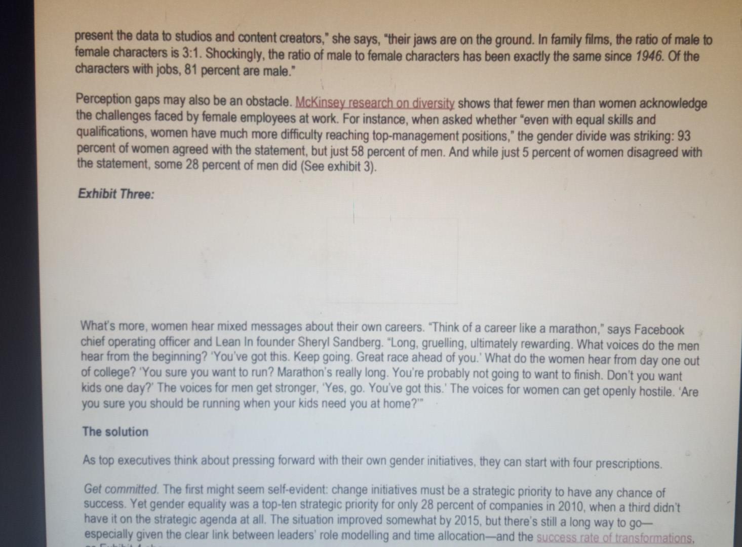 ON ONE (15 Marks) With reference to the case