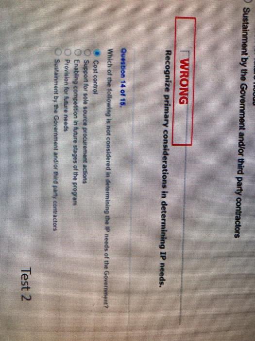 Recognize primary considerations in determining