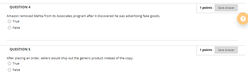 I need help in these questions. Please read the