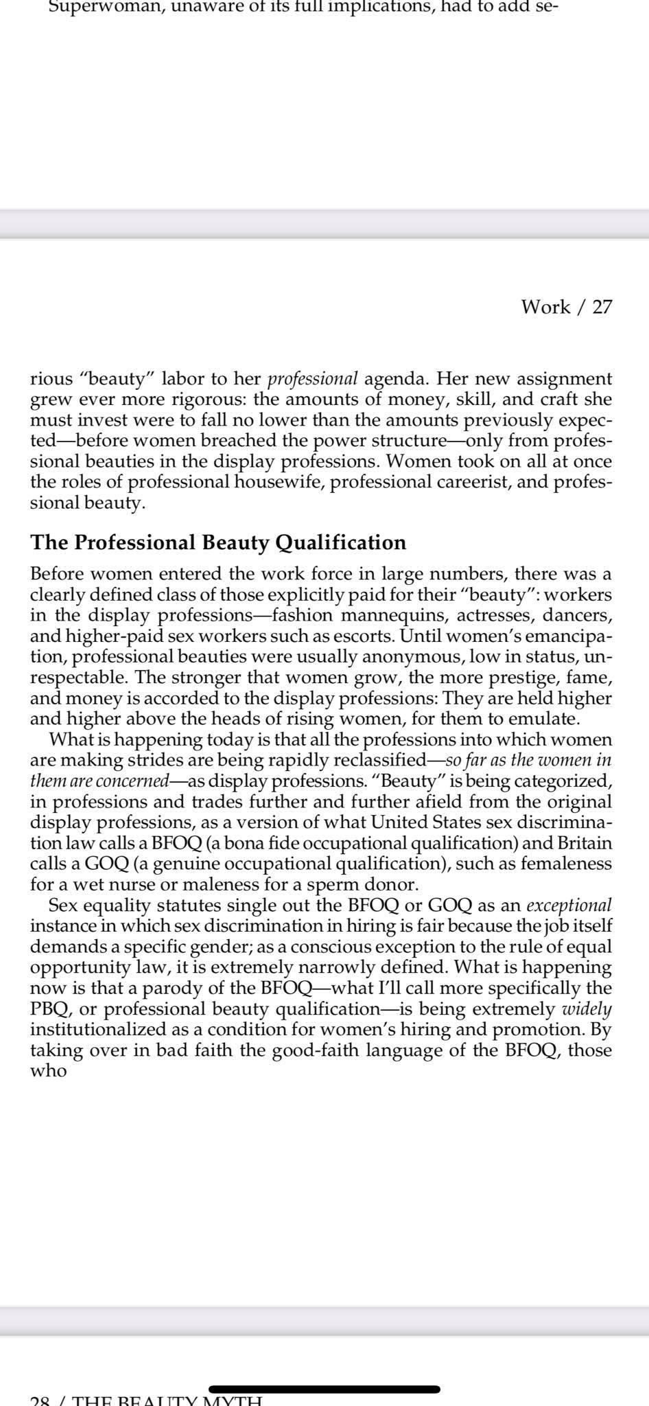 Superwoman, unaware of its full implications, had