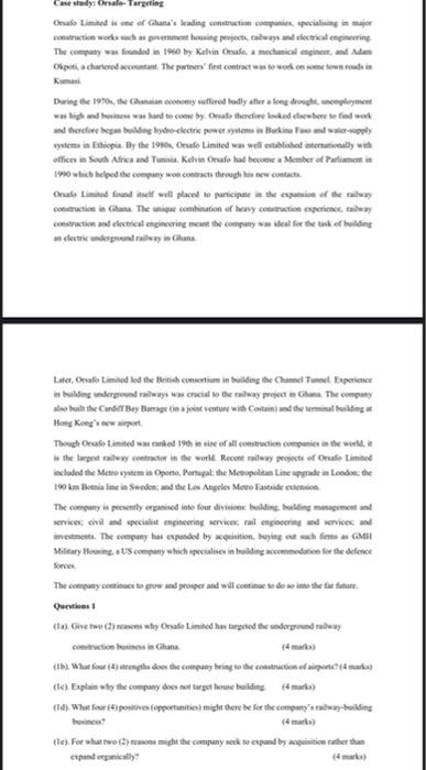 Case study: Orsafe-Targeting Our time is of