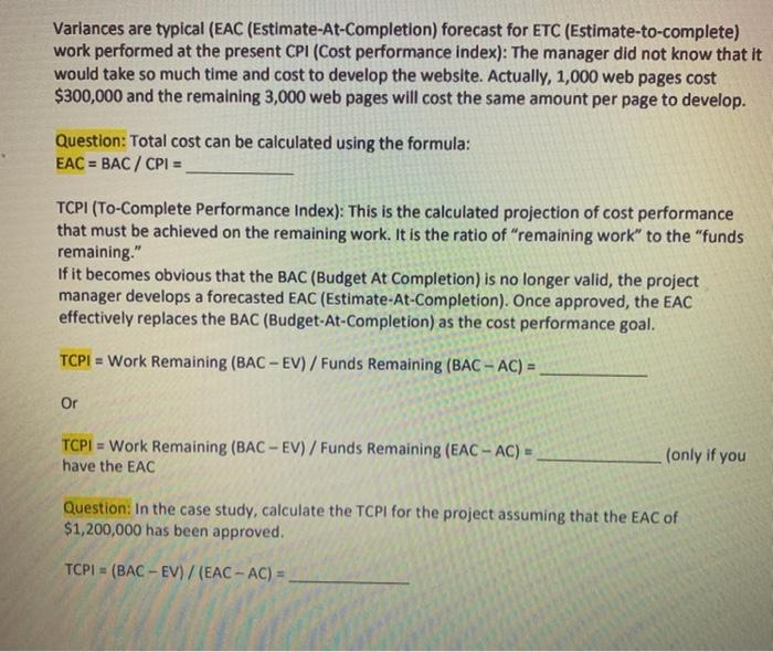 Let's assume that we need to develop a website