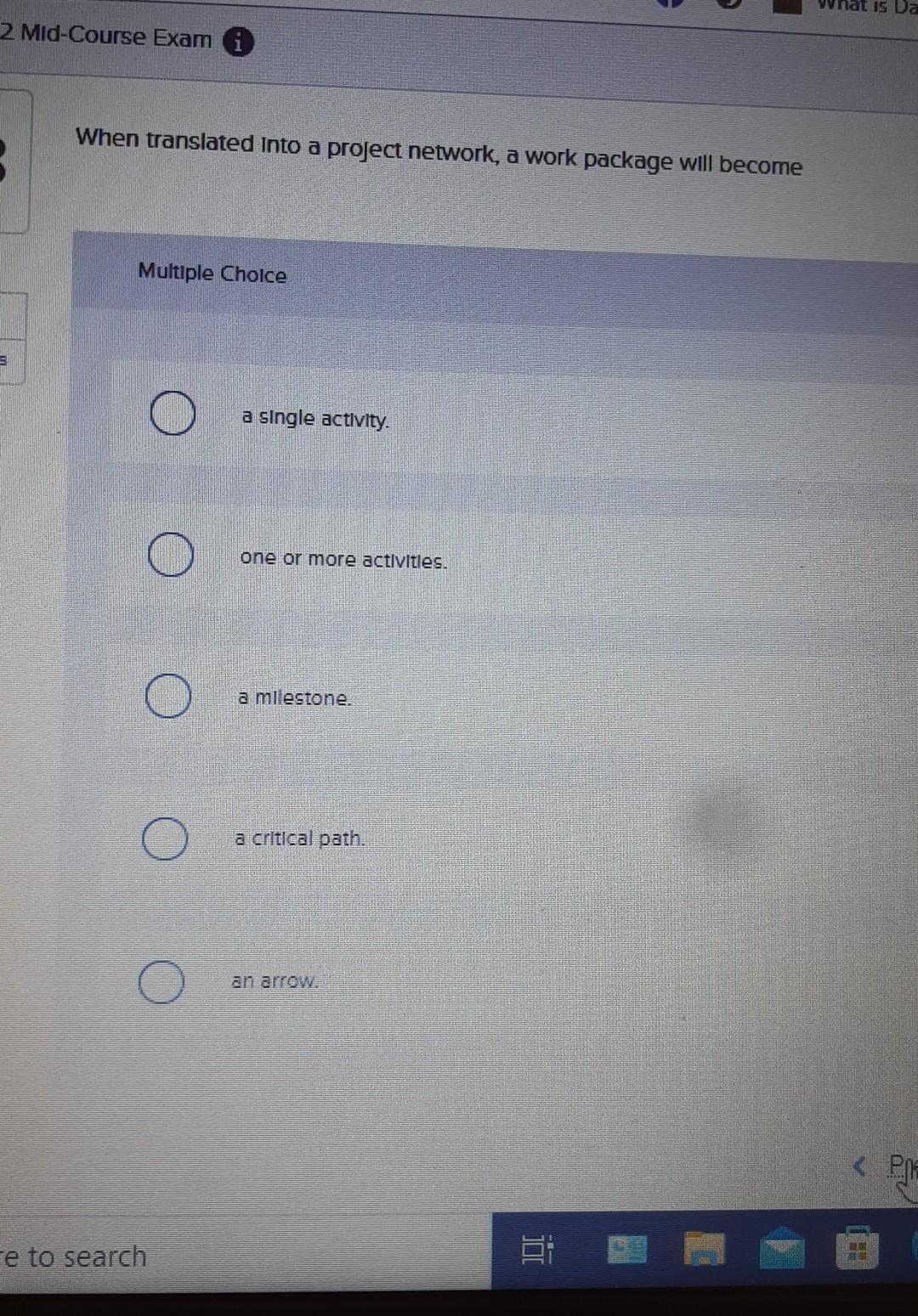 48 What is Da 2 Mid-Course Exam When translated