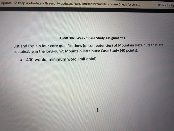 y Update To keep up-to-date with security