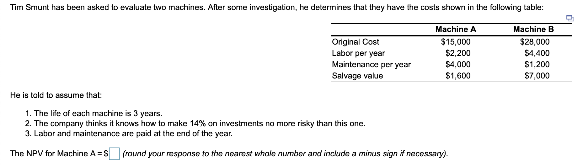 Hello! I need the three part question that is in
