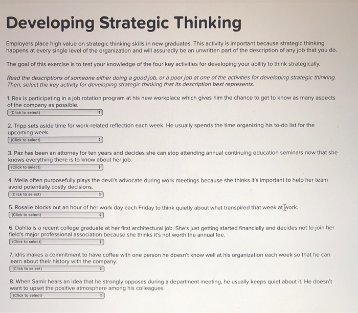 please pick between: 1. Broaden. your task and