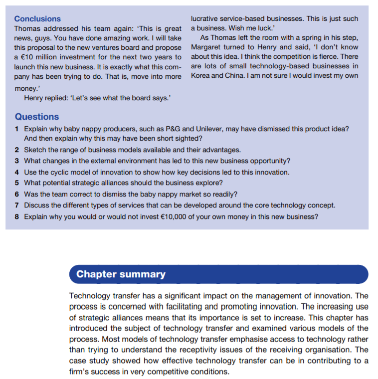 Case study : How developments in electronic