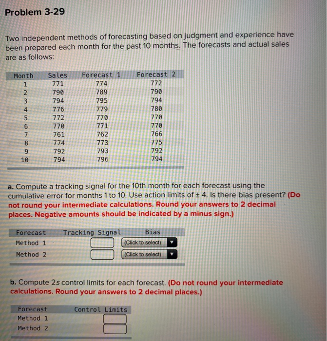 Problem 3-29 Two independent methods of