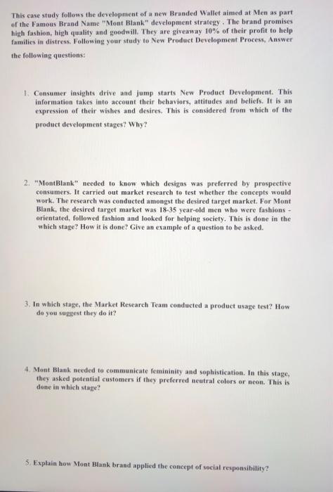 i want For each question a short answer This case