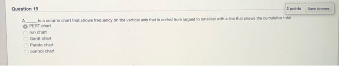 Save Answer Question 15 2 points _ is a column