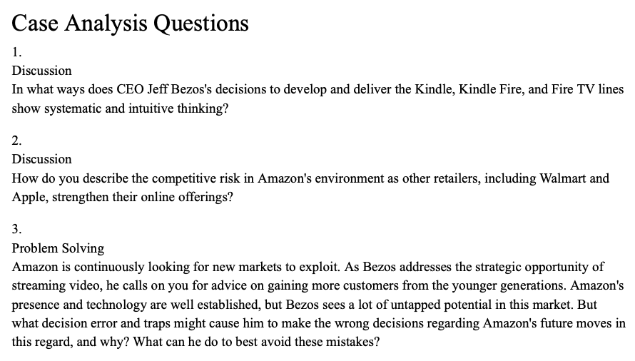 Case Studies Case 7.1 Amazon.comOne E-Store to