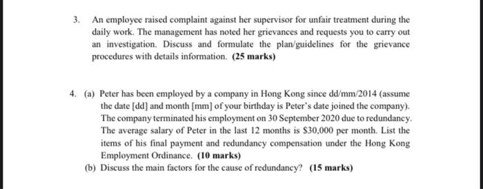 Answer ALL FOUR questions (400 - 600 words for